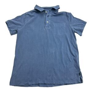 Boys Vineyard Vines Collared Polo Shirt  in Blue